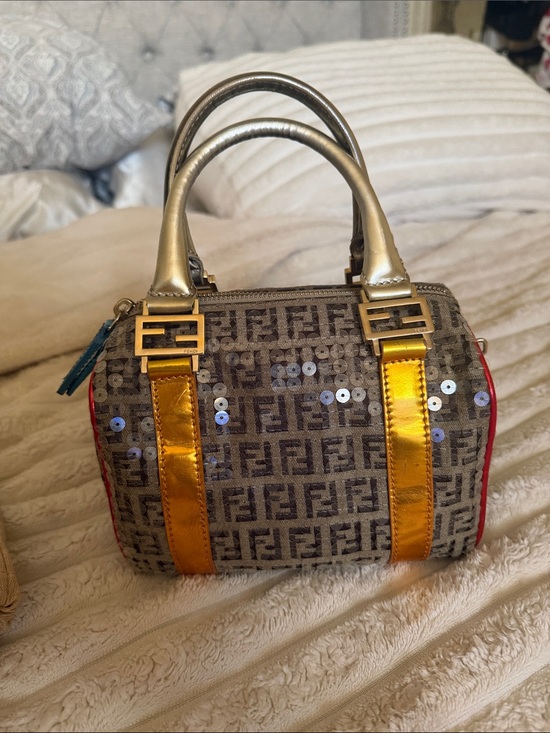 Fendi Handbags - Fendi forever bauletto sequin bag